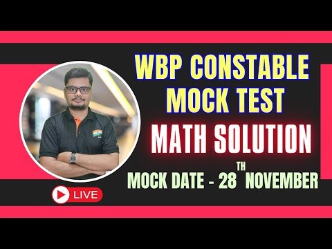 WBP Math Marathon Class | Full Quick Revision | WBP Constable 2025 Preparation
