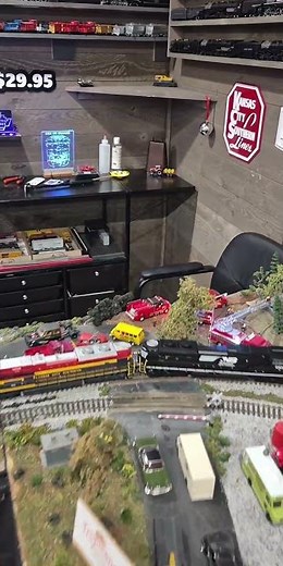 Running my new SD70ACes. Beautiful locomotives from Broadway Limited. #hoscaletrains #trainnerds