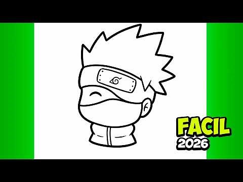 How to draw Kakashi Hatake easily ✏️🥷 | Step by step 2026 🔥🎨