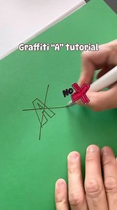 17K views · 2.1K reactions | Graffiti “A” tutorial BUBBLE STYLE on our @graffitib00k | Graffbook.pics | Facebook