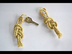 DIY Sailor Nautical Knot Keychain