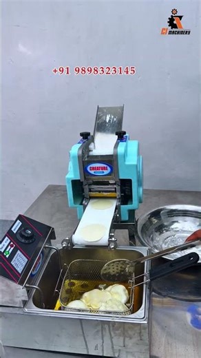 Automatic Puri Making Machine 🔥 Poori Machine India | Food Processing Machine ‪@cimachinery‬