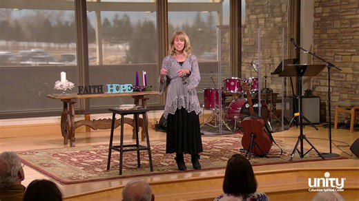 Rev. Sue opens Advent with a talk on Faith and Hope. | Unity Columbine Spiritual Center
