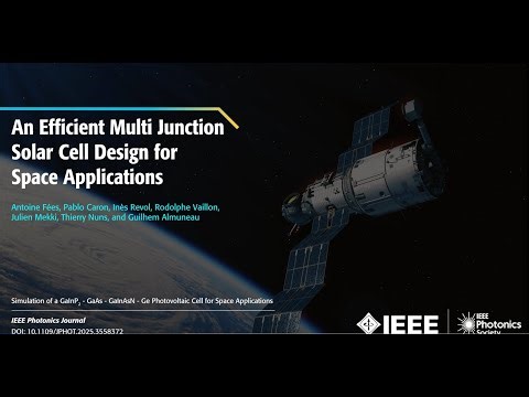An Efficient Multi Junction Solar Cell Design for Space Applications