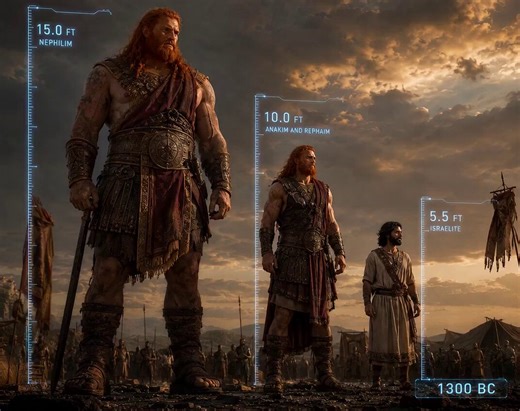 The Anakim and Rephaim were the descendants of the Nephilim, the offspring of the fallen angels and the daughters of men, who were destroyed during Noah’s Flood.The ancient Israelites were like grasshoppers to the Anakim, who were towering 10-foot giants. David defeated one of the last giants said to have walked the Earth before the Bronze Age Collapse.Stories that giants roamed the Earth before humans come from every corner of the world. Most of them are said to have died during the Younger Dry