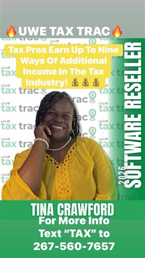 I am thrilled to share that my company UWE has implemented a tax software called Tax Trac, which is a TaxSlayer-based software combined with a powerful network marketing model, offering up to NINE ways to earn additional income in the tax industry. This isn’t just software, it’s a full business model designed for tax professionals who want to scale up: ✅ Become your own tax service bureau; ✅ Keep 100% of your prep fees; ✅ Become a UWE Tax Software Reseller; ✅ The software is white-labeled; ✅ Ear
