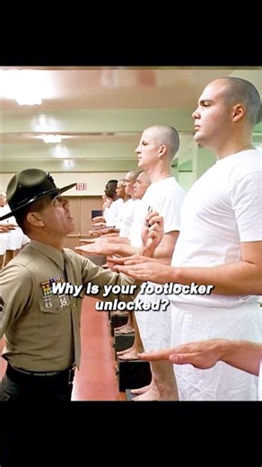 Full Metal Jacket (1987) | Trainee Caught Hiding a Donut