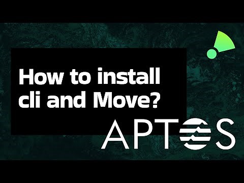 How to install Aptos cli and Move - Tutorial