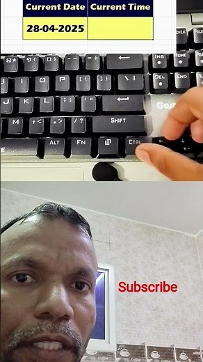 How To Enter Current Date in Excel/@siratechnology