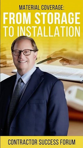 Material Coverage: From Storage to Installation