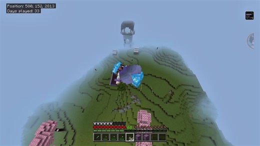 S1 | EP4 - Raid Totem Farm .. #minecraft #hardcore #series #survivalgame #foryou #fyp #viral #java #javaedition #actionandstuff #bedrockedition #mcpe