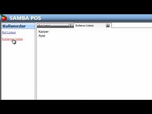 SambaPOS Kullanıcı yetkilendirmeleri nasıl yapılır?