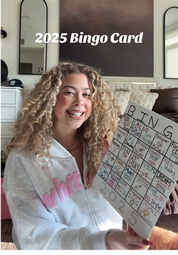 2025 Bingo Card Highlights