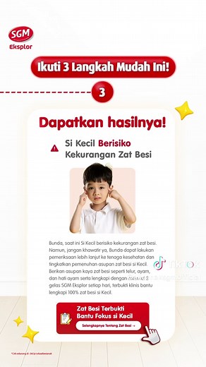 Cara Cek Kecukupan Zat Besi Si Kecil dalam 3 Menit