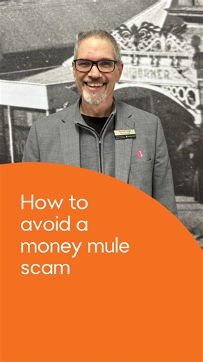 Ever heard of a "money mule"? 🤔 You could become one without even realising it. Learn how to protect yourself from scams with Randall from Community Bank Buninyong. In our latest video, he explains what a money mule is, the risks involved and the warning signs to look out for. For more tips on protecting yourself from scams, visit bendigobank.com.au/security | Bendigo Bank