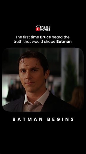 Xplained Movies on Instagram: "Rachel Dawes and Bruce Wayne’s first meeting in Batman Begins delivers one of the most defining lines of the Dark Knight trilogy: “It’s not who you are underneath, but what you do that defines you.” In this quiet moment, Rachel challenges Bruce’s excuses and forces him to confront his choices, planting the idea that identity is shaped by actions, not intentions. This scene becomes the moral foundation of Batman, influencing every decision Bruce makes on his path fr