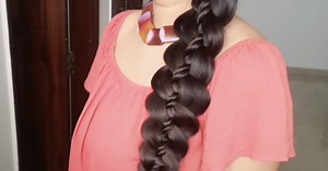 4 Strand Rope Twist Braid For Medium Or Long Hair
