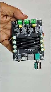100WATTS+100WATTS.... POWER AMPLIFIER... USING TDA 7498 IC , WITH GAIN SELECTOR
