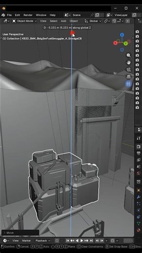 This LED Generator Scene Was Made in #blender