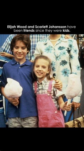 Elijah Wood and Scarlett Johansson have been friends since they were kids.