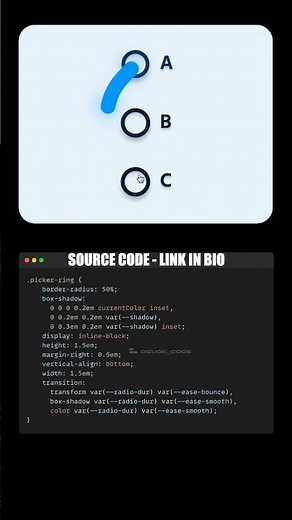 Insane Bouncing Radio Button Animation 🤯