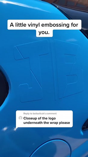 Vinyl Wrapping Closeup: Embossing Logo Tutorial