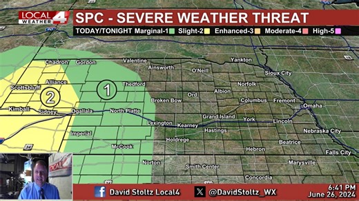 1.1K views | Severe weather outlook through Friday | KSNB Local4 | Facebook
