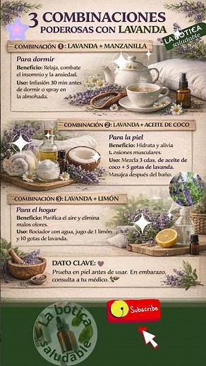 Si tienes LAVANDA en casa, HAZ ESTO 🌸 Beneficios Increíbles💜 #salud