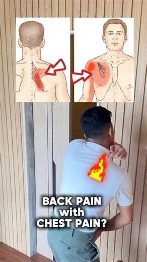 BACK PAIN WITH CHEST PAIN?? 🤩🤩🤩 #backpain #physicaltherapy | Physical Therapy Session