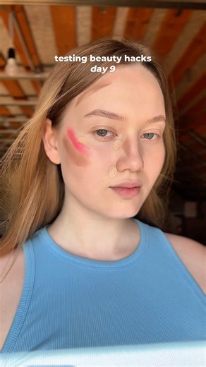 Day 9/30 ✨ First time trying cream contour… and I have no idea why I waited this long 🤍 #makeup