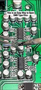 This is how I open Elko SMD, what about your method #electronic #capacitor #elco #smd #tutorial #guide #solution #service | Herman Suhaemi