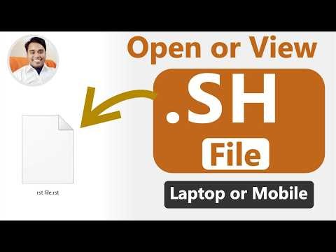 How To Open View SH File In Laptop | PC | Mobile