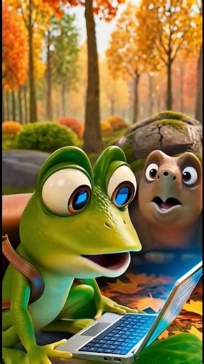 The Digital Frog Who Saved the Pond | Pixar Style 3D Animation