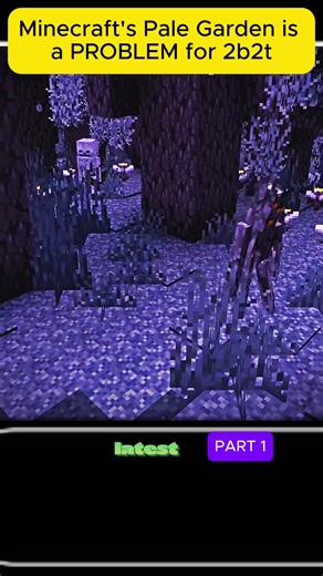 Minecraft's Pale Garden is a PROBLEM for 2b2t