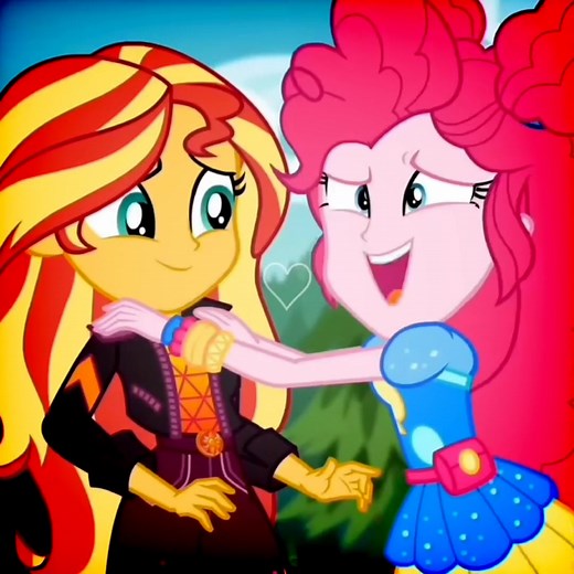 Apology for my last Sunpie angst video #viral #fy #lanxerz #mylittlepony #equestriagirls #mlp #sunsetshimmer #pinkiepie