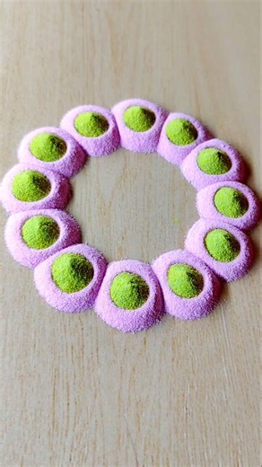 Satisfying Rangoli | Simple Rangoli | Easy Rangoli Tips and Tricks | ASMR #rangoli #satisfying #asmr