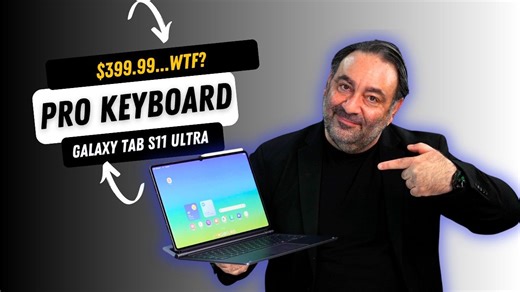 Galaxy Tab S11 Ultra 专用 PRO 键盘：399 美元买这个？