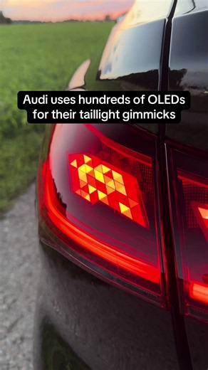 With the next generation of Digital OLED technology, the new Audi A5 features 6 digital OLED panels with 364 individually controllable segments. #audi #technology #oled #led #cars