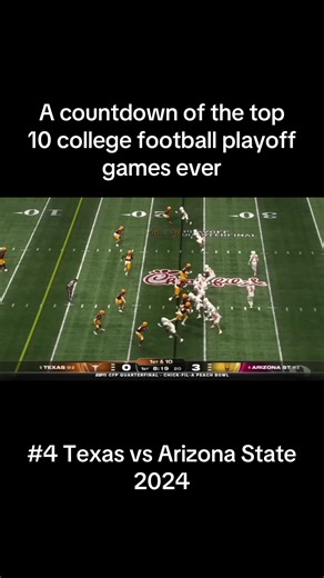 Top 10 College Football Playoff Games Countdown