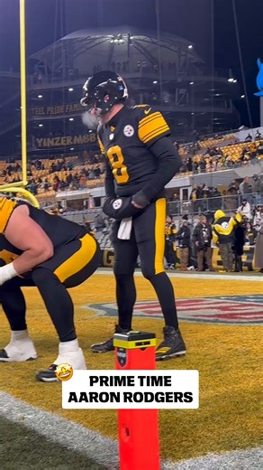 482K views · 10K reactions | Aaron Rodgers in the Pittsburgh Steelers' Color Rush jerseys  Watch Dolpins-Steelers at 8 ET on ESPN and the ESPN App | ESPN | Facebook