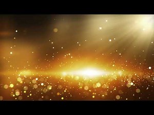 Golden Particles and Lights Bokehs 01 Copyright Free Motion Graphics, Background Footage