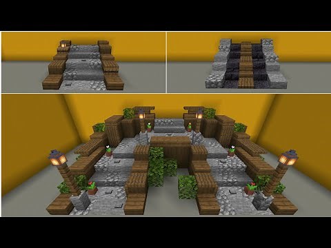 Minecraft: 6 Ideas of Stairs Designs