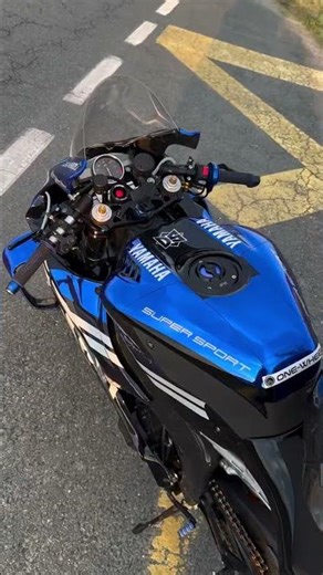 Blue Chrome Yamaha R6! 💙