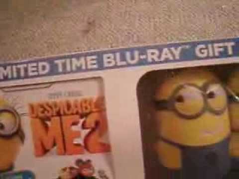 Despicable Me 2 - BluRay/DVD and Gift Set - Unboxing!
