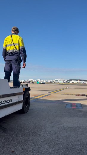 295K views · 3K reactions | Marshalling Aircraft. #plane #sydney #Planes #airplane #pilotlife #australia #aviation #aircraft #pilot #airport #aeroplane #aircraft | Tarmacc | Facebook