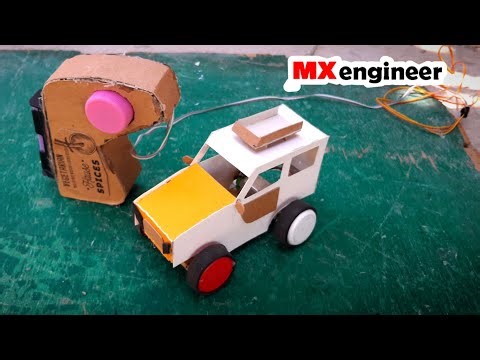 How to make rc car with cardboard at home ‪@MxEngineer‬