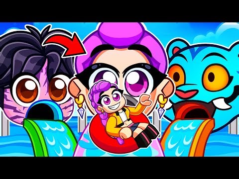 We Opened a KPOP DEMON HUNTERS WATERPARK SLIDES in Roblox!