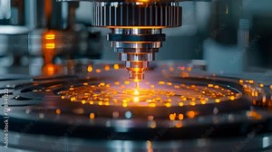 Precision Abrasion Test in Action. Concept Materials Testing, Surface Coating, Wear Resistance, Industrial Standards