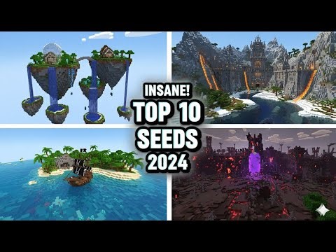 TOP 10 BEST SEEDS MINECRAFT | MINECRAFT 1.21 SEED