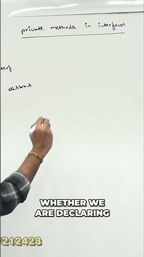 Interface Methods: Public & Abstract Explained Simply! #shorts